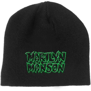 Marilyn Manson - Logo Bl Beanie H ryhmässä MERCH @ Bengans Skivbutik AB (5536473)