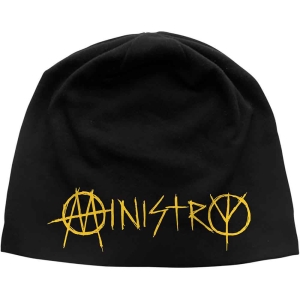 Ministry - Logo Jd Print Beanie H ryhmässä MERCHANDISE / Merch / Hårdrock @ Bengans Skivbutik AB (5536476)