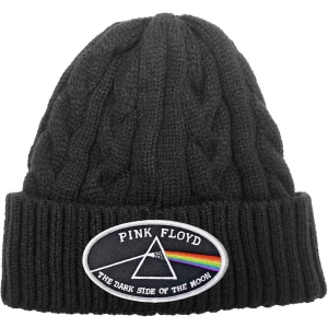 Pink Floyd - Dsotm Oval White Border Bl Cable-Knit Be ryhmässä MERCHANDISE / Merch / Pop-Rock @ Bengans Skivbutik AB (5536509)