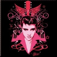 Presley Elvis - Kylskåpsmagnet (Ca 7,5X7,5Cm) ryhmässä MERCHANDISE / Merch / Pop-Rock @ Bengans Skivbutik AB (5536636)