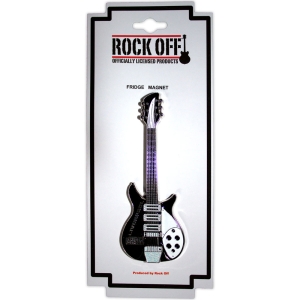 Rock Off - Mathew Street B&W Guitar Magnet ryhmässä MERCHANDISE / Merch / Övrigt @ Bengans Skivbutik AB (5536678)