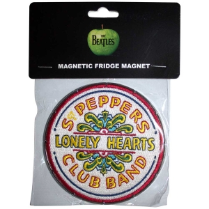 The Beatles - Sgt Pepper Drum Patch Magnet ryhmässä MERCHANDISE / Merch / Pop-Rock @ Bengans Skivbutik AB (5536727)