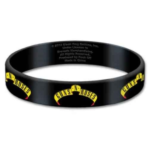 Guns N Roses - Logo Gum Wristband ryhmässä MERCH @ Bengans Skivbutik AB (5536781)