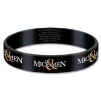 Of Mice & Men - Gummi Armband ryhmässä MERCHANDISE / Merch / Hårdrock,Pop-Rock @ Bengans Skivbutik AB (5536791)
