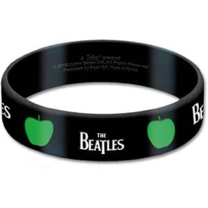 The Beatles - Drop T & Apple Gum Wristband ryhmässä MERCHANDISE / Merch / Pop-Rock @ Bengans Skivbutik AB (5536805)