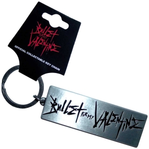 Bullet For My Valentine - Engraved Logo Keychain ryhmässä MERCHANDISE / Merch / Hårdrock @ Bengans Skivbutik AB (5537013)