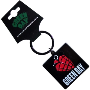 Green Day - Grenade Logo Keychain ryhmässä MERCHANDISE / Merch / Punk @ Bengans Skivbutik AB (5537029)