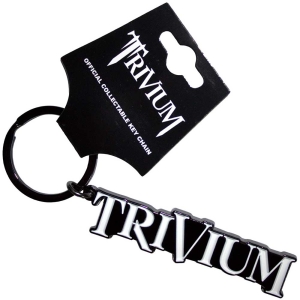 Trivium - Logo Black Keychain ryhmässä MERCHANDISE / Merch / Hårdrock @ Bengans Skivbutik AB (5537128)