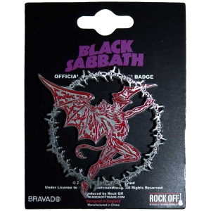 Black Sabbath - Daemon Ring Pin Badge ryhmässä MERCHANDISE / Merch / Hårdrock @ Bengans Skivbutik AB (5537275)