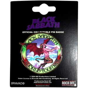 Black Sabbath - World Tour 1978 Pin Badge ryhmässä MERCHANDISE / Merch / Hårdrock @ Bengans Skivbutik AB (5537276)