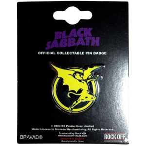 Black Sabbath - Never Say Die Pin Badge ryhmässä MERCHANDISE / Merch / Hårdrock @ Bengans Skivbutik AB (5537277)