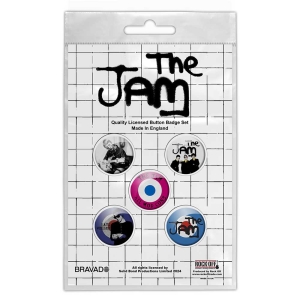 The Jam - All Mod Cons Button Badge Pack ryhmässä MERCHANDISE / Merch / Punk @ Bengans Skivbutik AB (5537494)