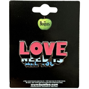 The Beatles - All You Need Is Love Pin Badge ryhmässä MERCHANDISE / Pin-Button Badge / Pop-Rock @ Bengans Skivbutik AB (5537499)