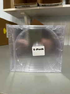 CD-kotelo - 5-Pack Jewelcase Inkl Klar Monterat Tray ryhmässä Övrigt / @ Bengans Skivbutik AB (5537642)