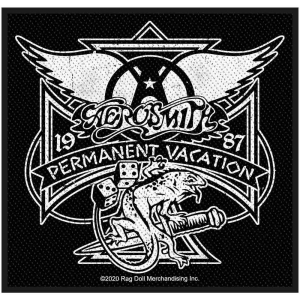 Aerosmith - Permanent Vacation Retail Packaged Patch ryhmässä MERCHANDISE / Merch / Hårdrock @ Bengans Skivbutik AB (5537695)