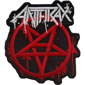 Anthrax - Pent Logo Woven Patch ryhmässä Minishops / Anthrax @ Bengans Skivbutik AB (5537715)