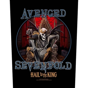 Avenged Sevenfold - Hail To The King Back Patch ryhmässä MERCHANDISE / Merch / Hårdrock @ Bengans Skivbutik AB (5537729)