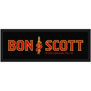 Bon Scott - Brother Snake Standard Patch ryhmässä MERCHANDISE / Merch / Hårdrock @ Bengans Skivbutik AB (5537778)