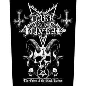 Dark Funeral - Order Of The Black Hordes Back Patch ryhmässä MERCHANDISE / Merch / Hårdrock @ Bengans Skivbutik AB (5537806)
