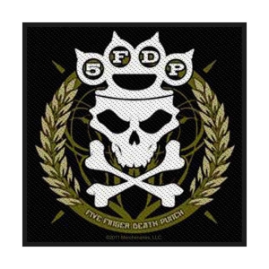 Five Finger Death Punch - Knuckles Crown Standard Patch ryhmässä MERCHANDISE @ Bengans Skivbutik AB (5537867)