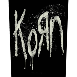 Korn - Splatter Logo Back Patch ryhmässä MERCHANDISE / Merch / Hårdrock @ Bengans Skivbutik AB (5538057)