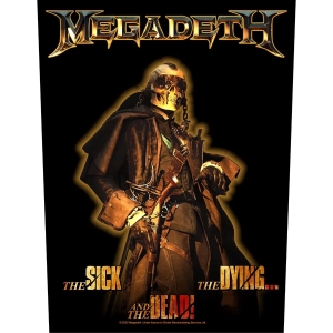 Megadeth - The Sick, The Dying And The Dead Back Patch ryhmässä MERCHANDISE / Merch / Nyheter / Hårdrock @ Bengans Skivbutik AB (5538109)