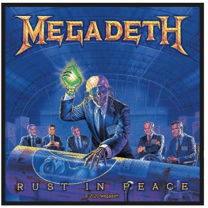 Megadeth - Rust In Peace Standard Patch ryhmässä MERCHANDISE / Kangasmerkki / / @ Bengans Skivbutik AB (5538112)