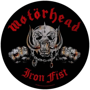 Motorhead - Iron Fist 2010 Back Patch ryhmässä MERCHANDISE / Merch / Hårdrock @ Bengans Skivbutik AB (5538195)