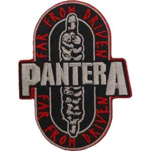 Pantera - Far From Woven Patch ryhmässä MERCHANDISE / Merch / Hårdrock @ Bengans Skivbutik AB (5538250)