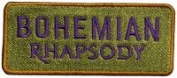 Queen - Patch Bohemian Rhapsody (4,1 X 9,5 ryhmässä ME SUOSITTELEMME / Perjantain julkaisut / 2025-08-29 @ Bengans Skivbutik AB (5538319)