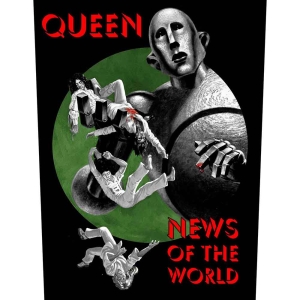 Queen - News Of The World Back Patch ryhmässä MERCHANDISE / Merch / Pop-Rock @ Bengans Skivbutik AB (5538327)