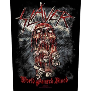 Slayer - World Painted Blood Back Patch ryhmässä MERCHANDISE / Merch / Hårdrock @ Bengans Skivbutik AB (5538427)