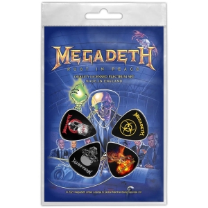 Megadeth - Rust In Peace Plectrum Pack ryhmässä MERCHANDISE / Merch / Nyheter / Hårdrock @ Bengans Skivbutik AB (5538649)