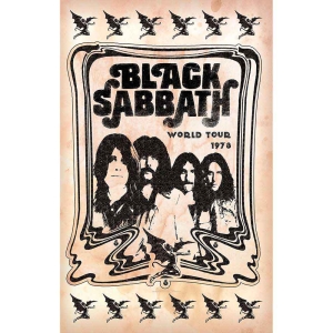 Black Sabbath - World Tour 1978 Textile Poster ryhmässä MERCHANDISE / Merch / Hårdrock @ Bengans Skivbutik AB (5538684)