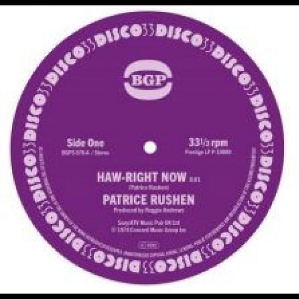 Rushen Patrice - Haw-Right Now / Kickin' Back ryhmässä VINYYLI / Myydyimmät @ Bengans Skivbutik AB (5538832)