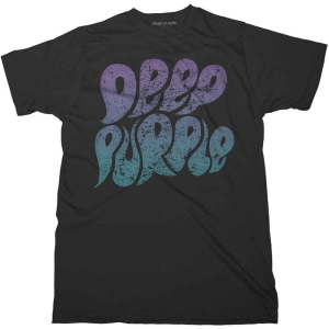 Deep Purple - Bubble Logo Uni Bl    ryhmässä MERCHANDISE / T-paita / Hårdrock @ Bengans Skivbutik AB (5539450r)