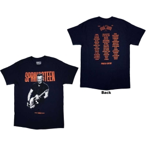 Bruce Springsteen - Tour '23 Guitar Uni Navy    S ryhmässä MERCHANDISE / T-paita / Pop-Rock @ Bengans Skivbutik AB (5540650r)