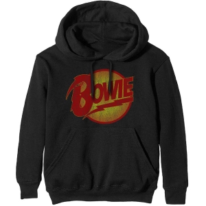 David Bowie - Vtge Diamond Dogs Logo Uni Bl Hood:  S ryhmässä MERCHANDISE / Hupparit / Pop-Rock @ Bengans Skivbutik AB (5541396r)