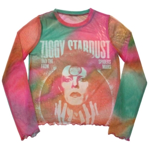 David Bowie - Ziggy V2 Lady Orange Mesh Crop:1Xs ryhmässä MERCHANDISE / Merch / Pop-Rock @ Bengans Skivbutik AB (5541407r)