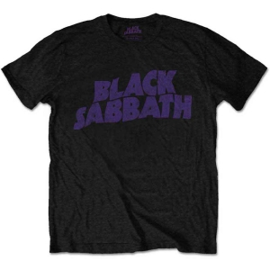 Black Sabbath - Vintage Wavy Logo Uni Bl  (4XL) ryhmässä MERCHANDISE / T-paita / Heavy Metal @ Bengans Skivbutik AB (5541430)