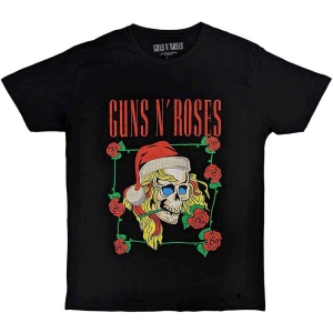 Guns N Roses - Holiday Skull Uni Bl     (S) ryhmässä MERCHANDISE / T-paita / Heavy Metal @ Bengans Skivbutik AB (5542168)