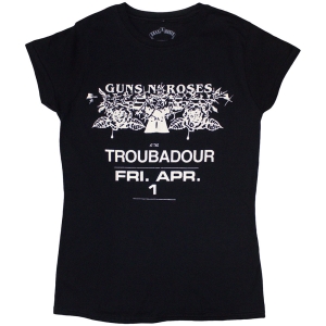 Guns N Roses - Troubadour Flyer Lady Bl    S ryhmässä MERCHANDISE / T-paita / Hårdrock @ Bengans Skivbutik AB (5542273r)