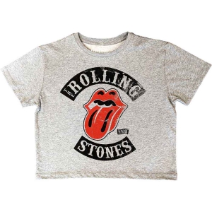 Rolling Stones - Tour 78 Lady Grey Crop Top:  ryhmässä MERCHANDISE / T-paita / Pop-Rock @ Bengans Skivbutik AB (5543181r)