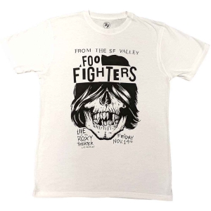 Foo Fighters - Roxy Flyer Uni Wht   (L) ryhmässä MERCHANDISE / T-paita / Pop-Rock @ Bengans Skivbutik AB (5543786)