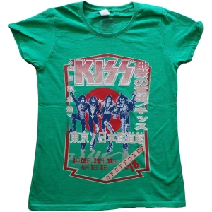Kiss - Destroyer Tour '78 Lady Green ryhmässä MERCHANDISE / T-paita / Hårdrock @ Bengans Skivbutik AB (5544861r)