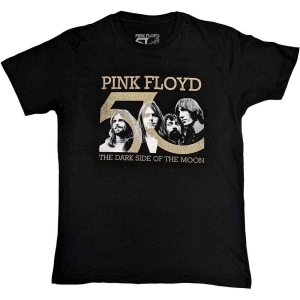 Pink Floyd - Band Photo & 50Th Logo Uni Bl ryhmässä MERCH @ Bengans Skivbutik AB (5545620r)