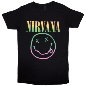 Nirvana - Sorbet Ray Happy Face Lady Bl  ryhmässä MERCHANDISE / T-paita / Pop-Rock @ Bengans Skivbutik AB (5546486r)
