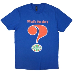 Oasis - Question Mark Uni Blue  ryhmässä MERCHANDISE / T-paita / Pop-Rock @ Bengans Skivbutik AB (5546501r)