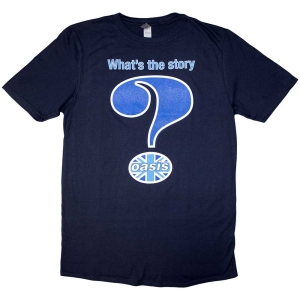 Oasis - Question Mark Uni Navy  ryhmässä MERCHANDISE / T-paita / Pop-Rock @ Bengans Skivbutik AB (5546502r)