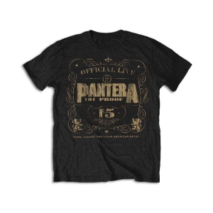 Pantera - 101 Proof Uni Bl ryhmässä MERCHANDISE / T-paita / Hårdrock @ Bengans Skivbutik AB (5546637r)